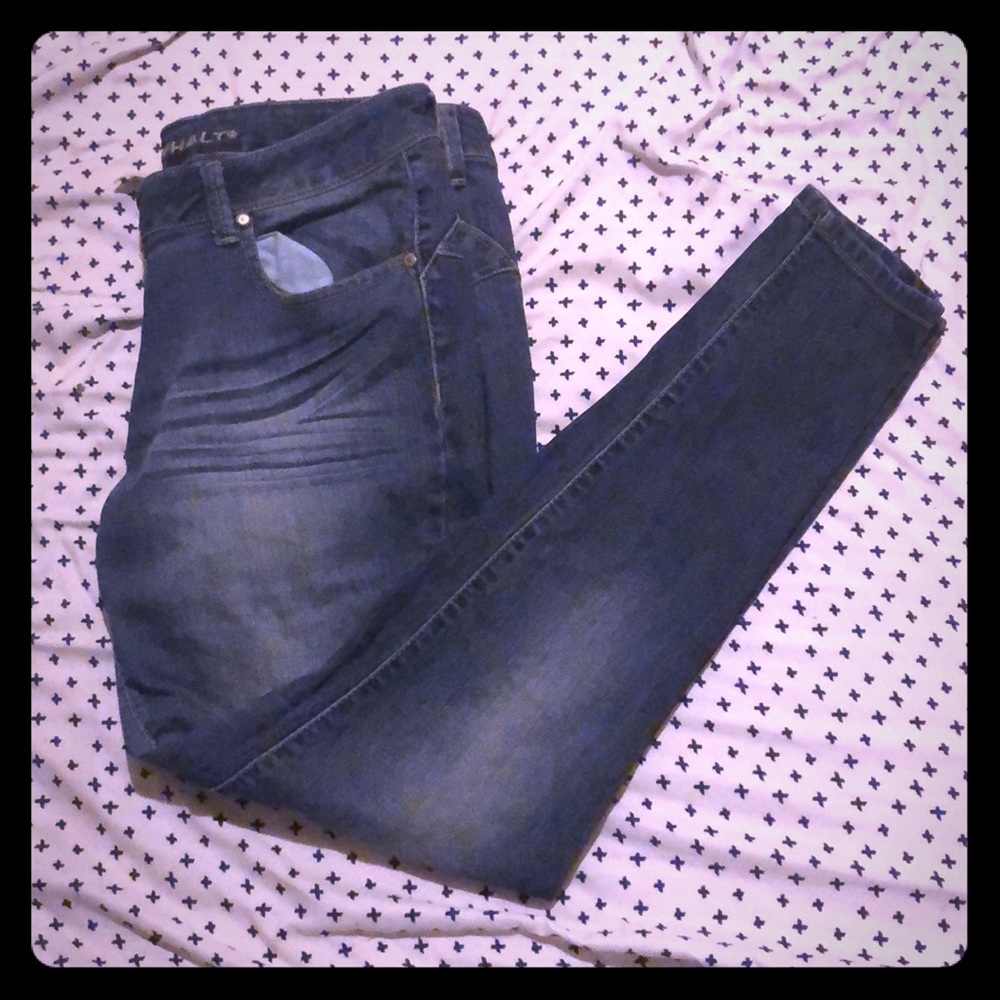 Blue asphalt jeans